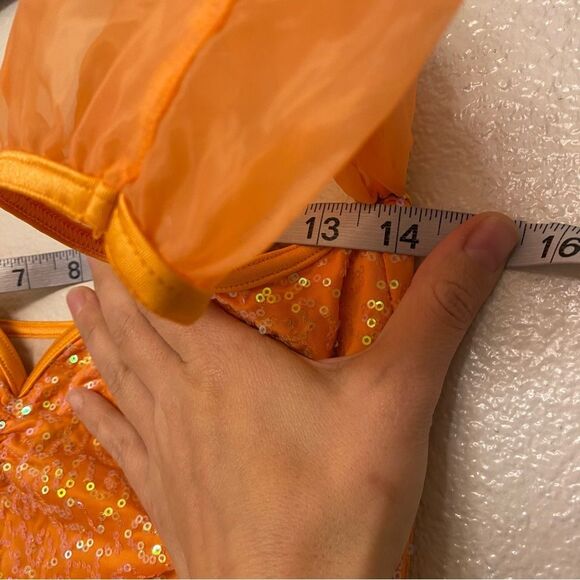 Weissman dance ballet tutu costume orange Your Hand Is Safe In Mine 16920 SA adl - Picture 7 of 11